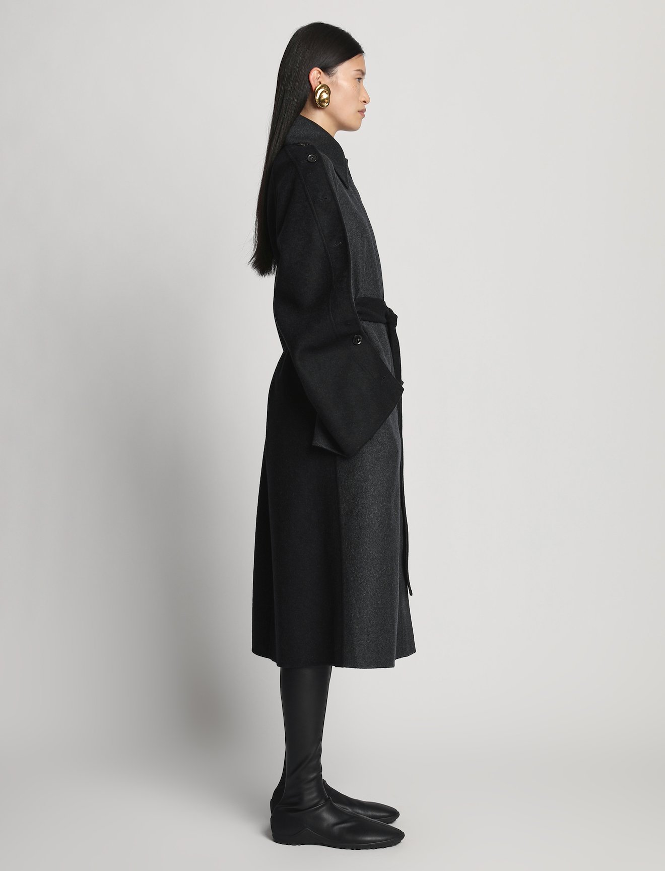 Eco Wool Double Face Coat #1