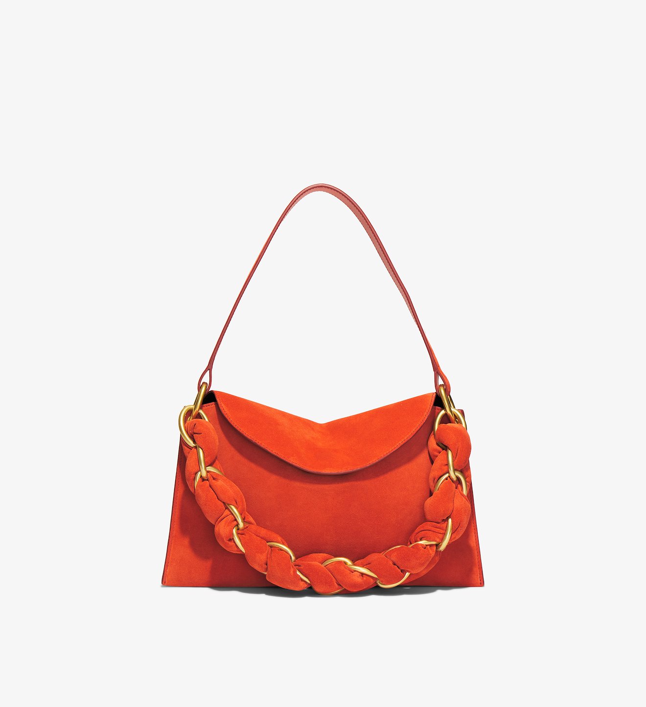 Suede Braid Bag