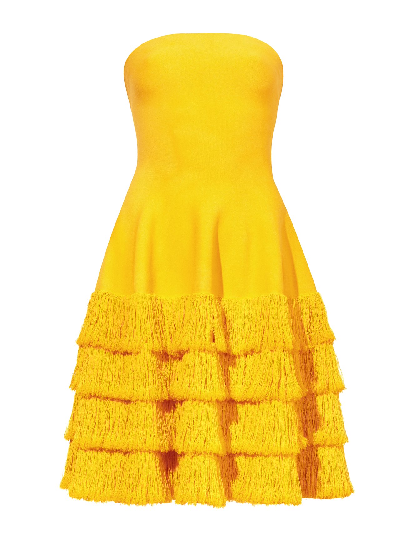 Textured Fringe Knit Sculpted Dress #4