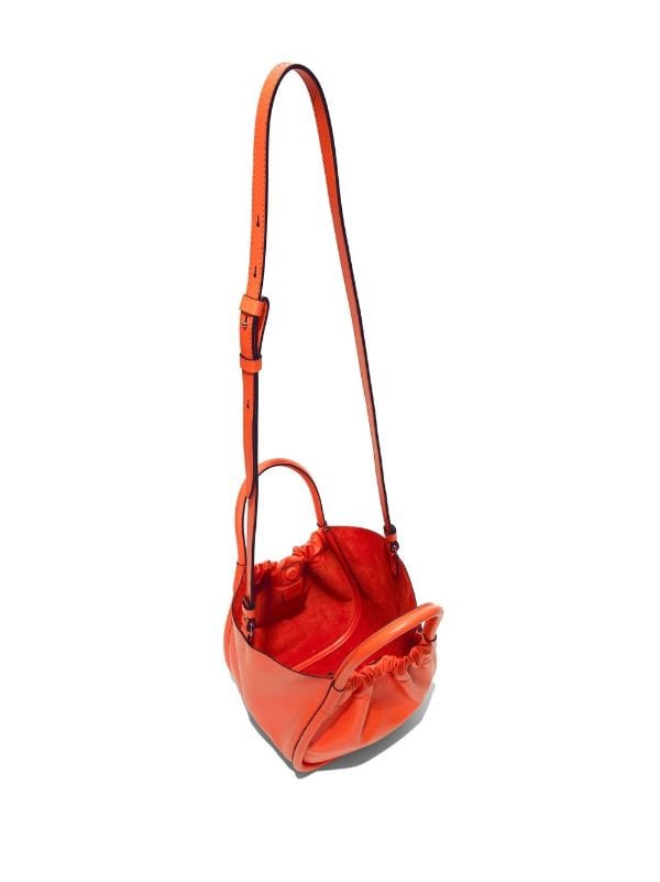 Shoulder bags Valentino Red - Ruched black leather shoulder bag