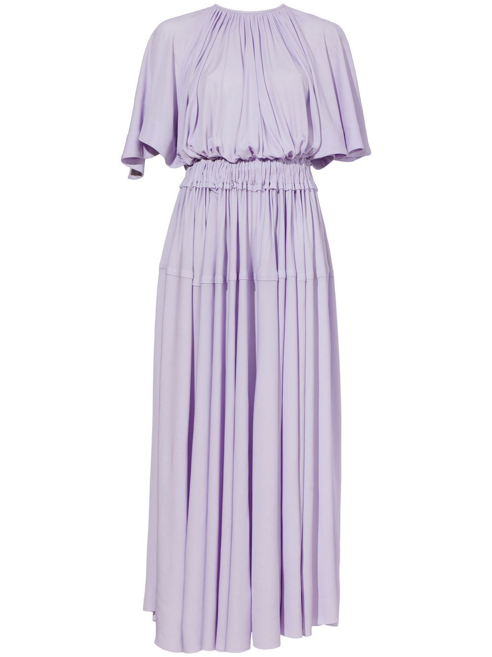 

Proenza Schouler gathered-detail jersey-knit dress - Purple