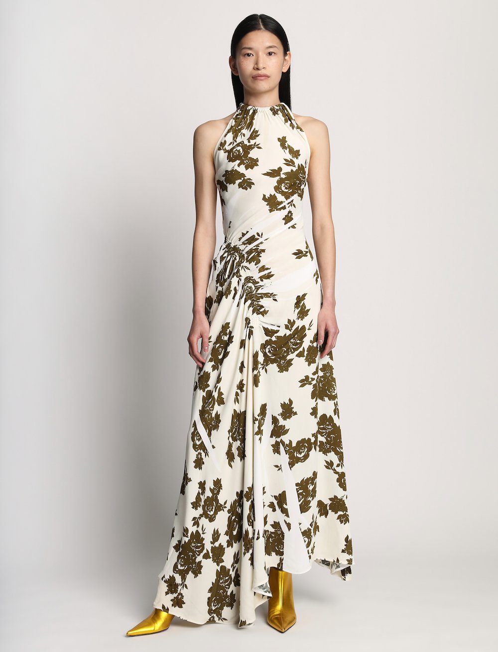 Floral Garment Printed Dress