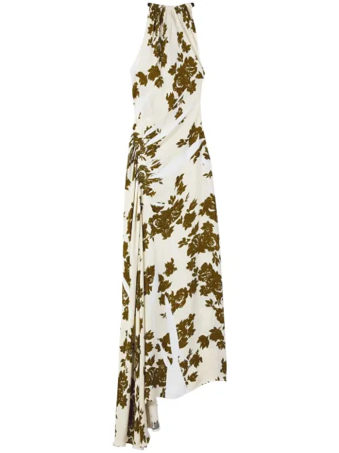 Proenza Schouler floral-print sleeveless gown