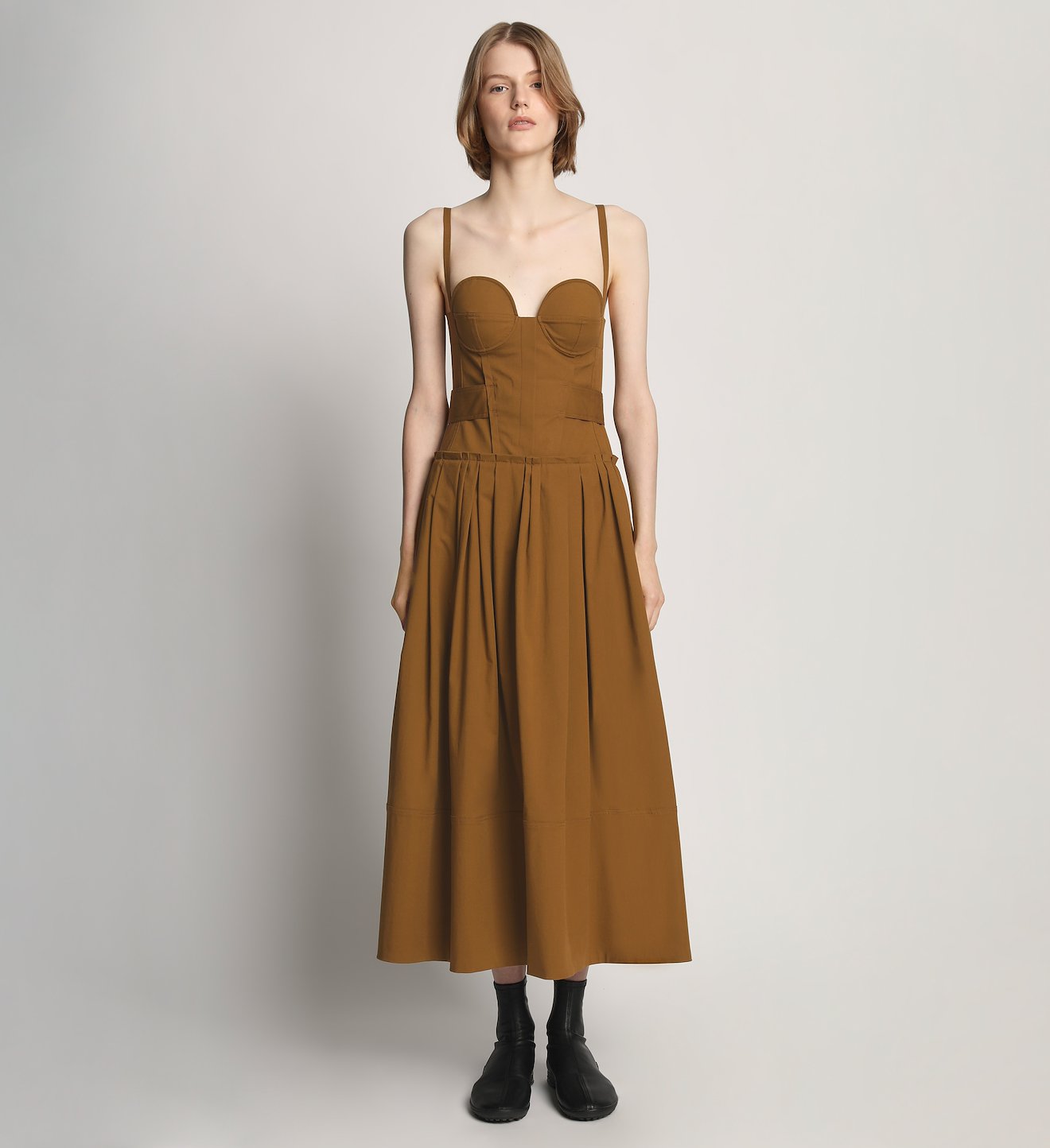 Poplin Bustier Dress