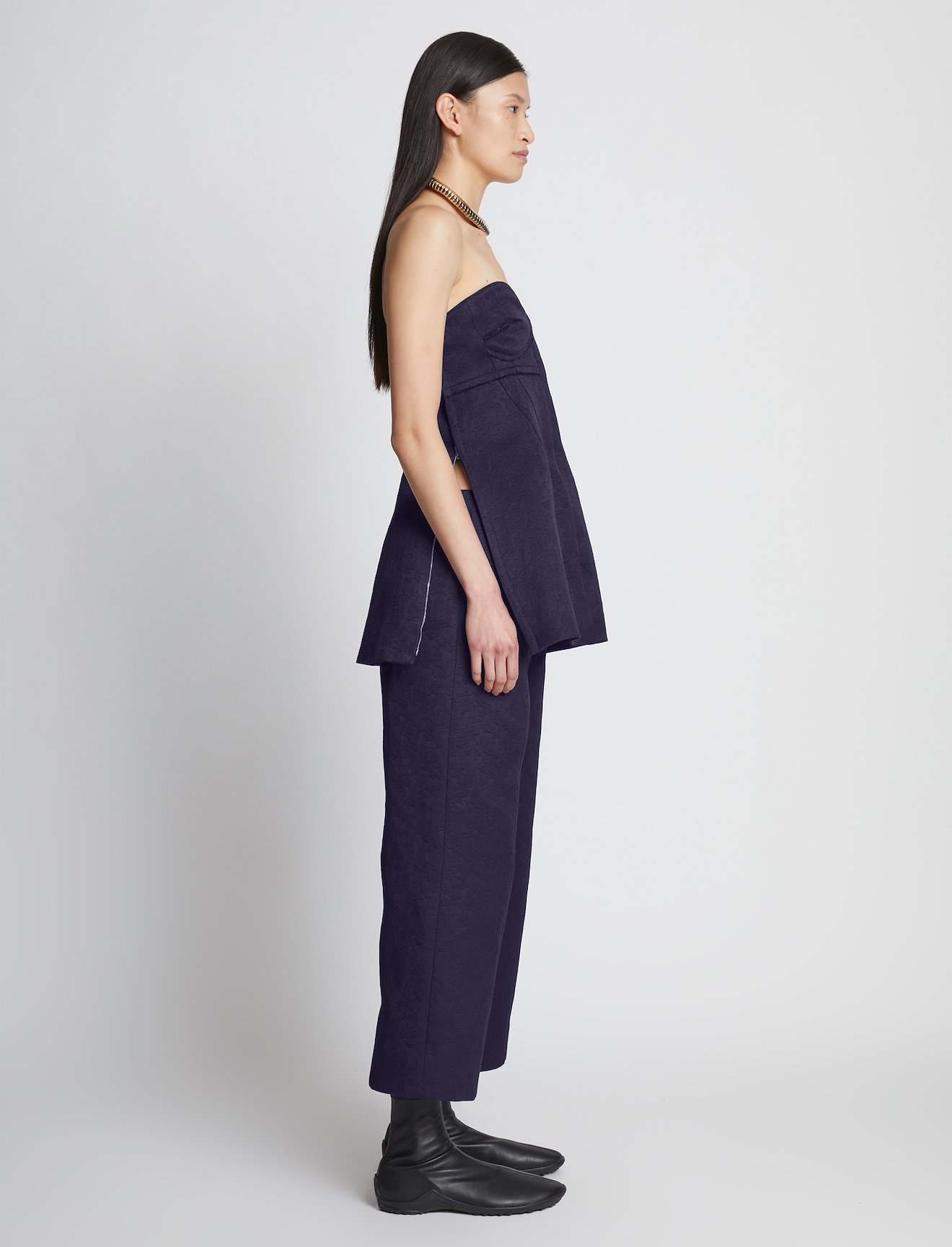 Cotton Wool Jacquard Bustier #2