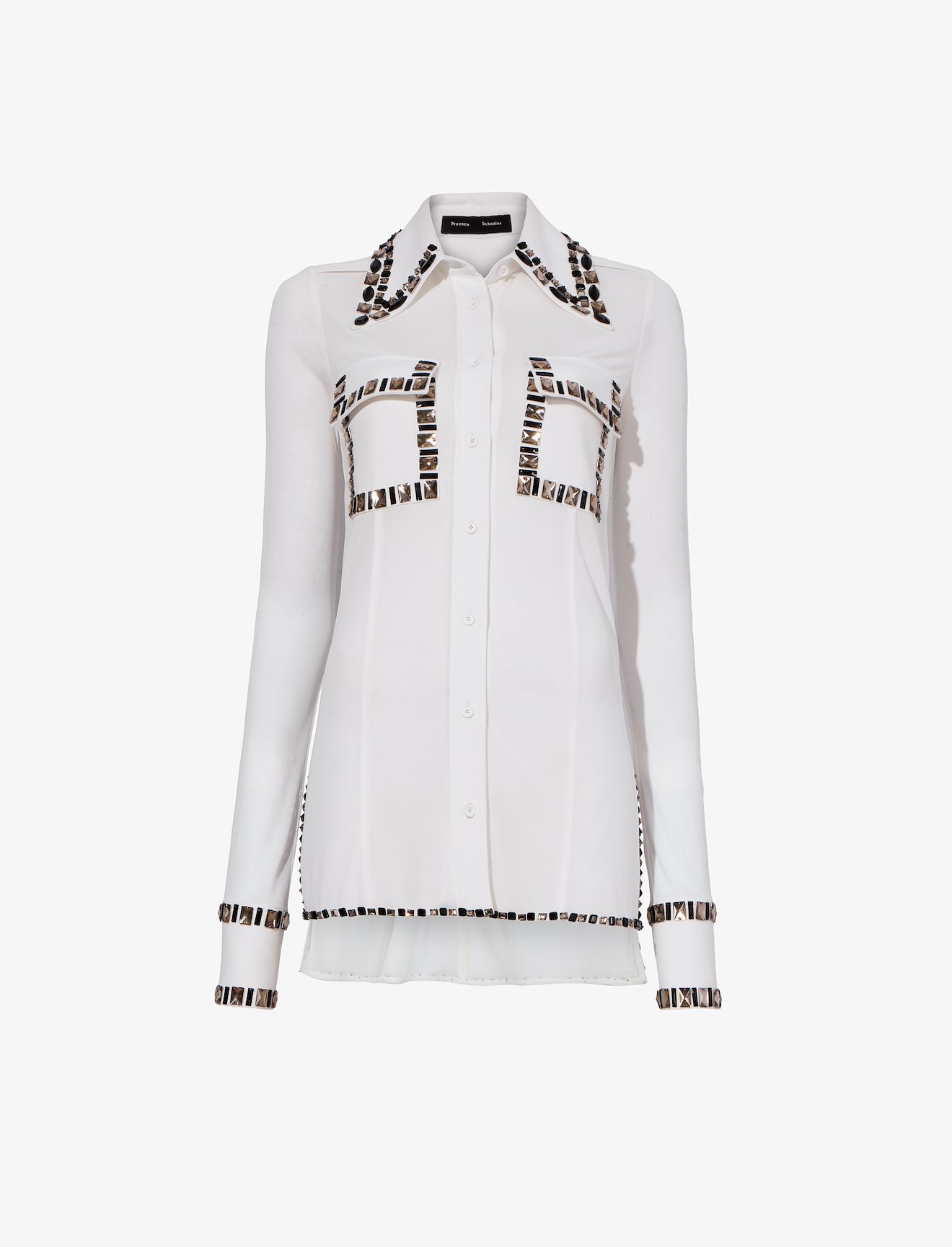 Embroidered Stone Jersey Shirt #5