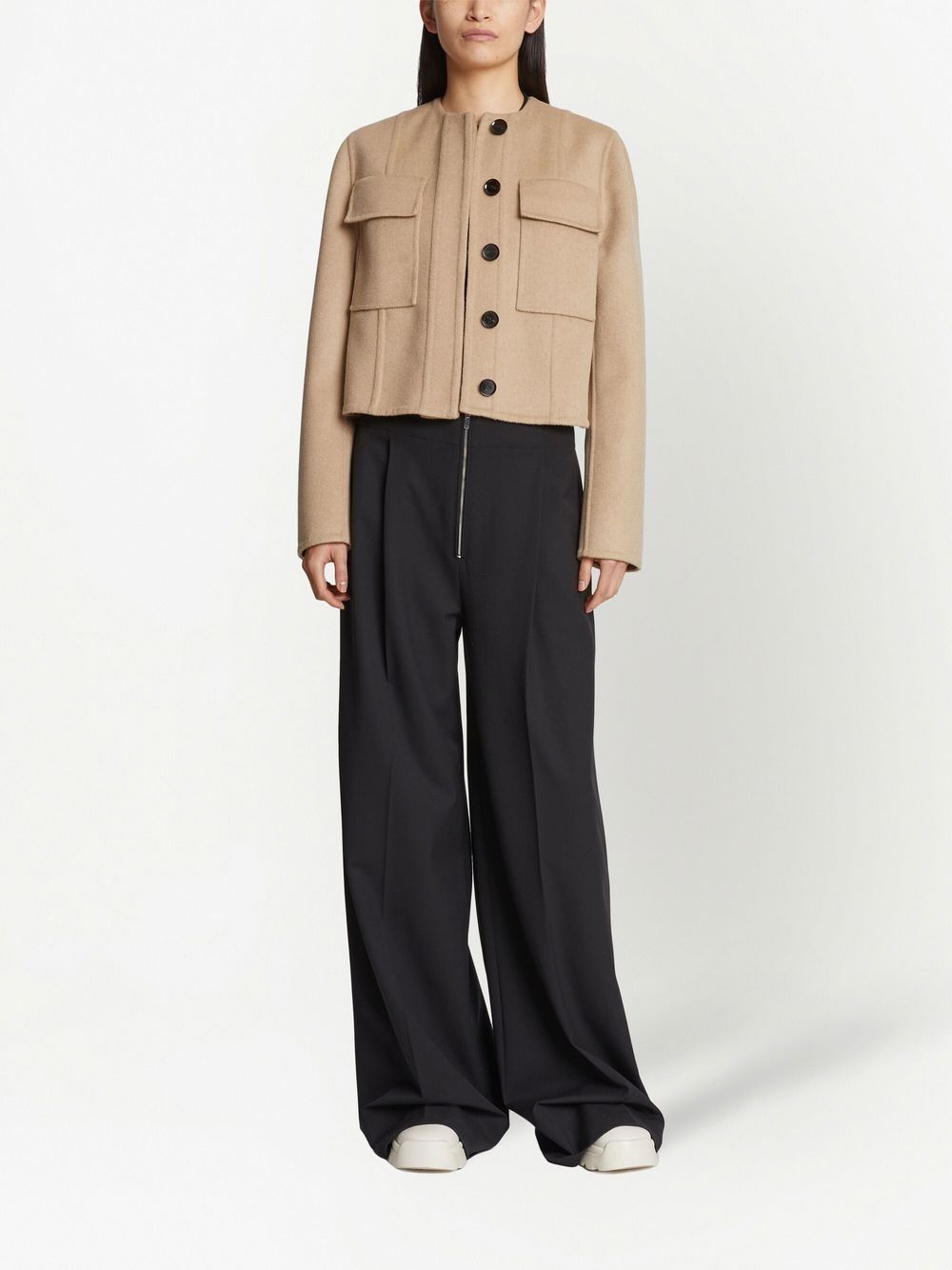 Proenza Schouler long-sleeved cropped jacket - Beige