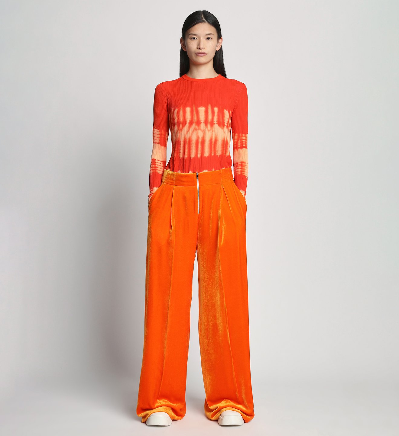 Velvet Wide Leg Pant