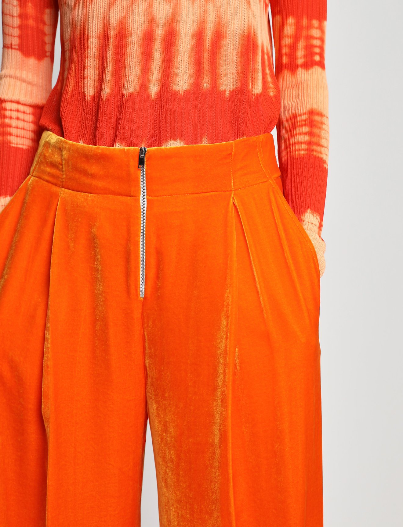 Velvet Wide Leg Pant #3