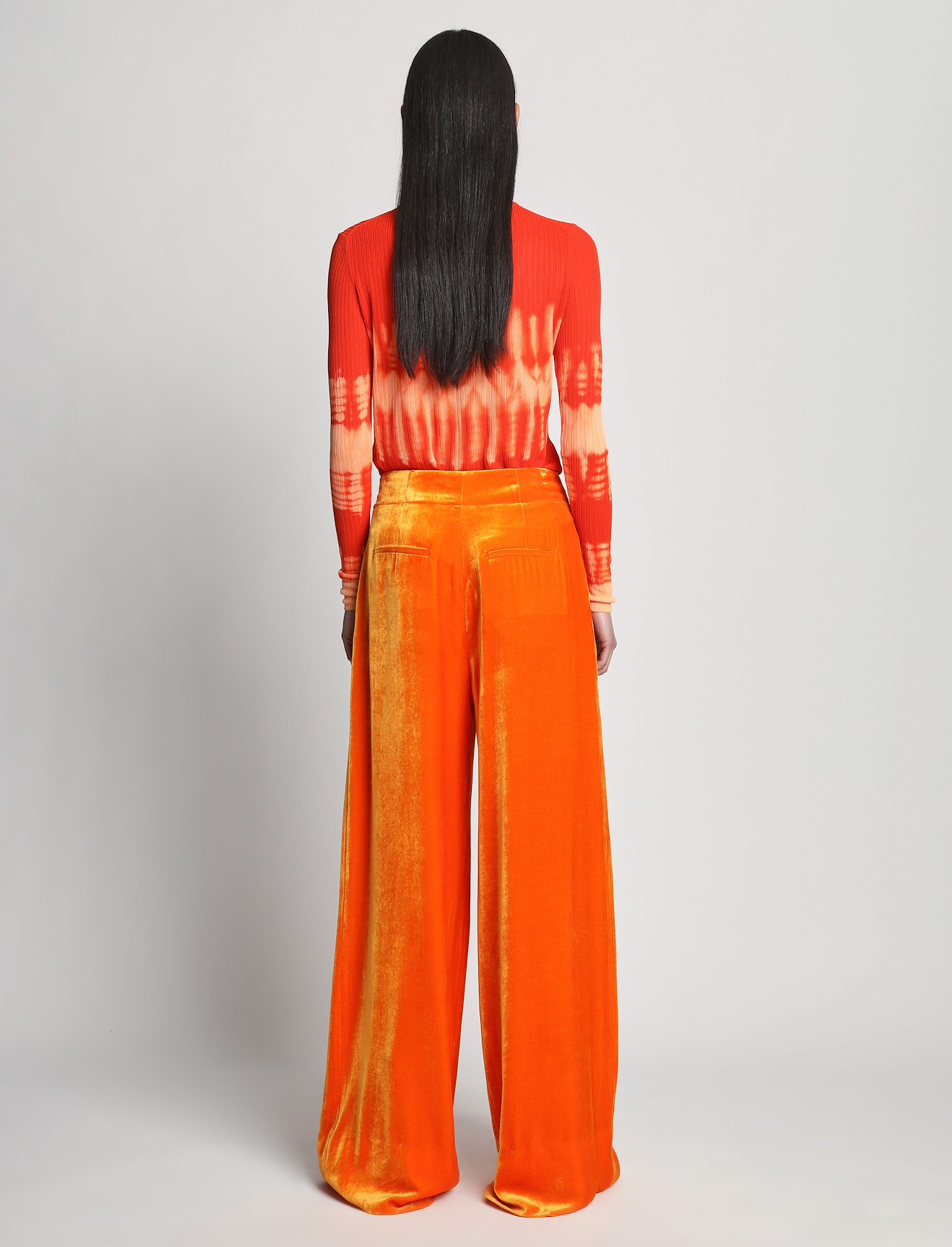 Velvet Wide Leg Pant #2