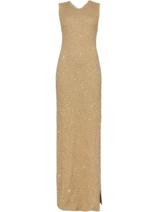 Proenza Schouler sequin-embellished Knitted Dress - Farfetch