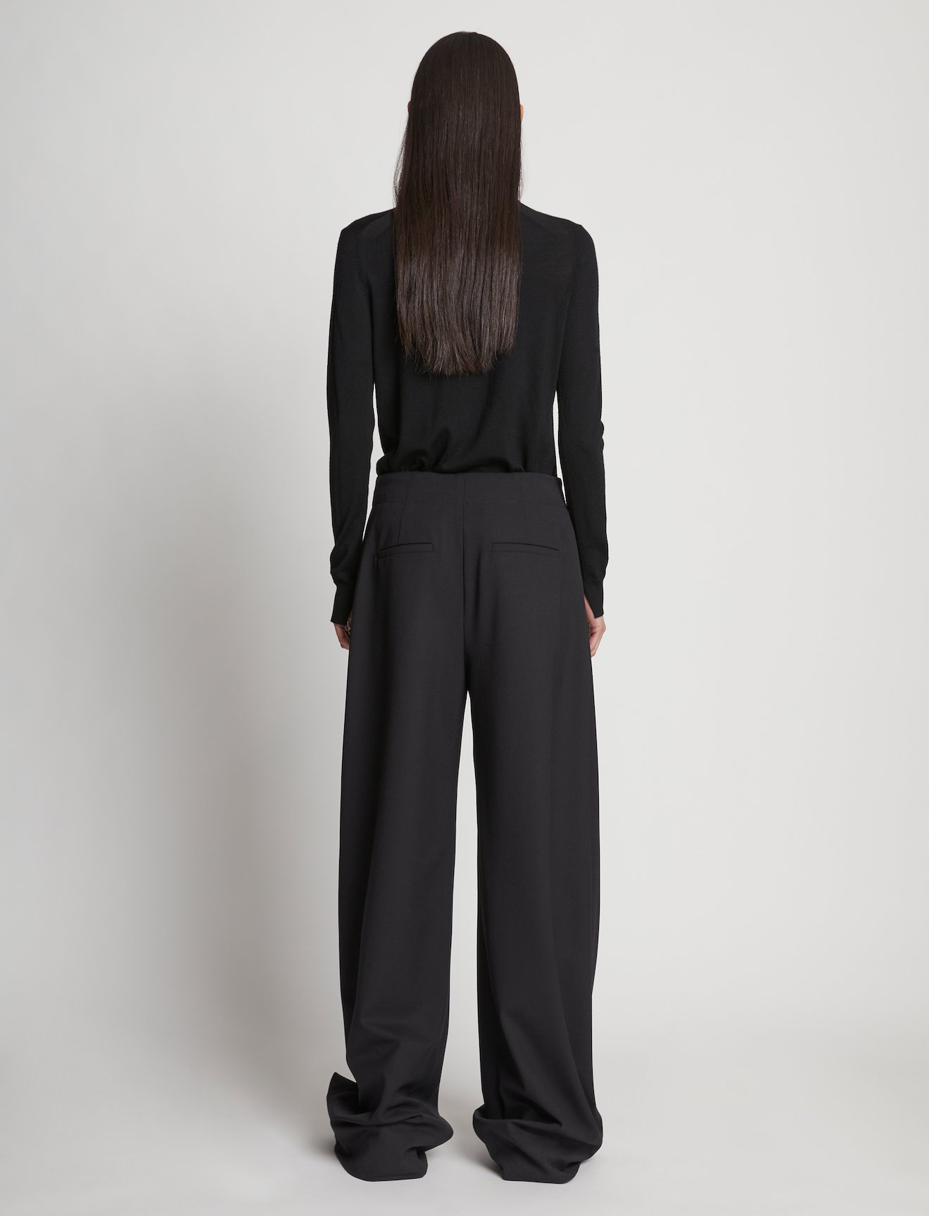 Lightweight Wool Pants in black | Proenza Schouler