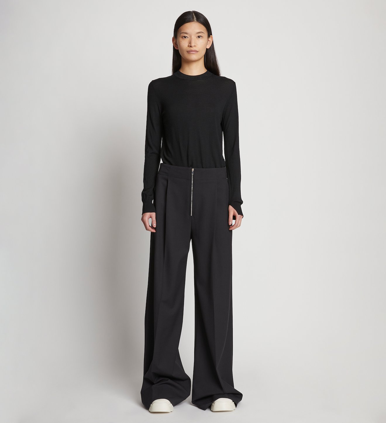 Lightweight Wool Pant in black | Proenza Schouler