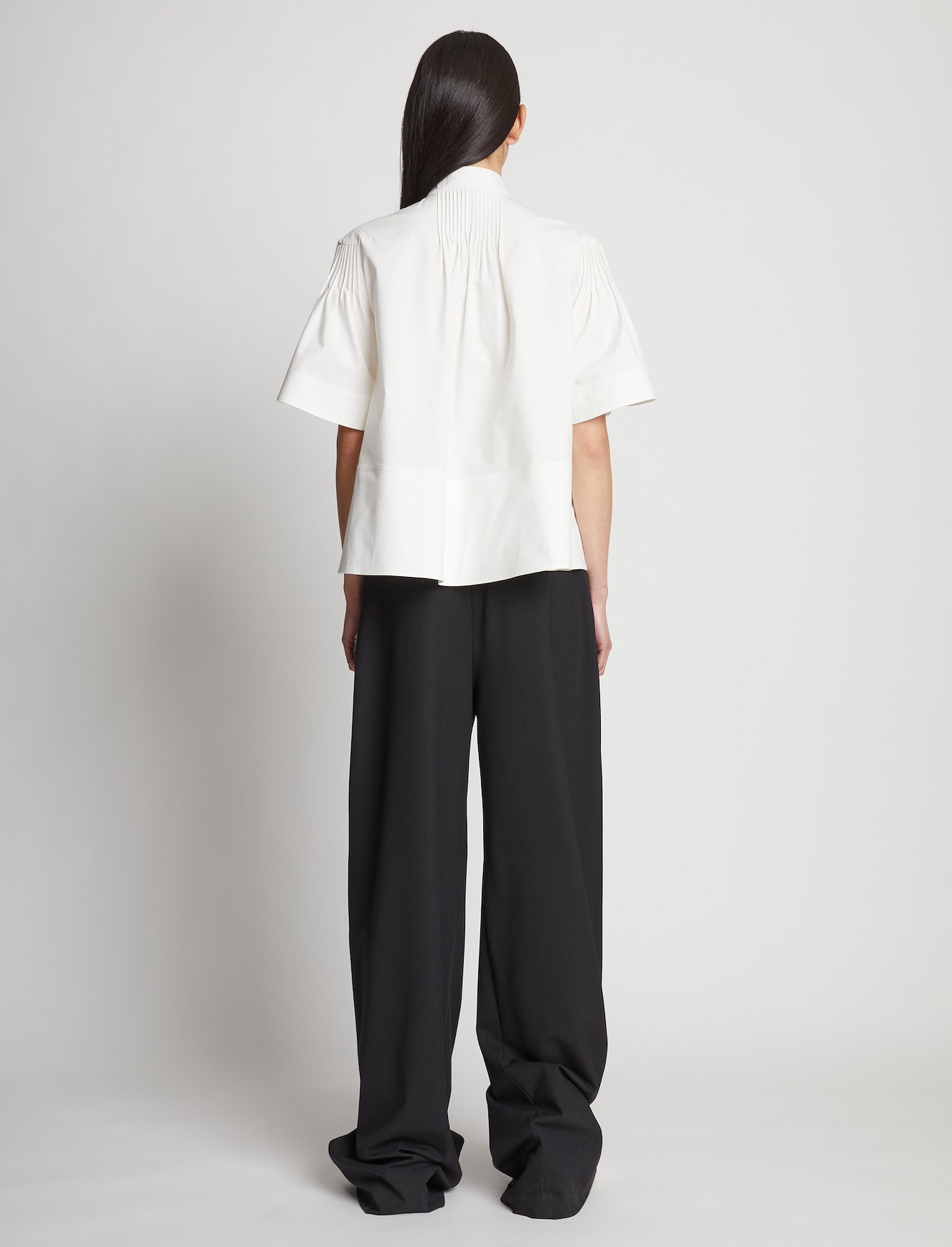 Poplin Pintuck Top #3