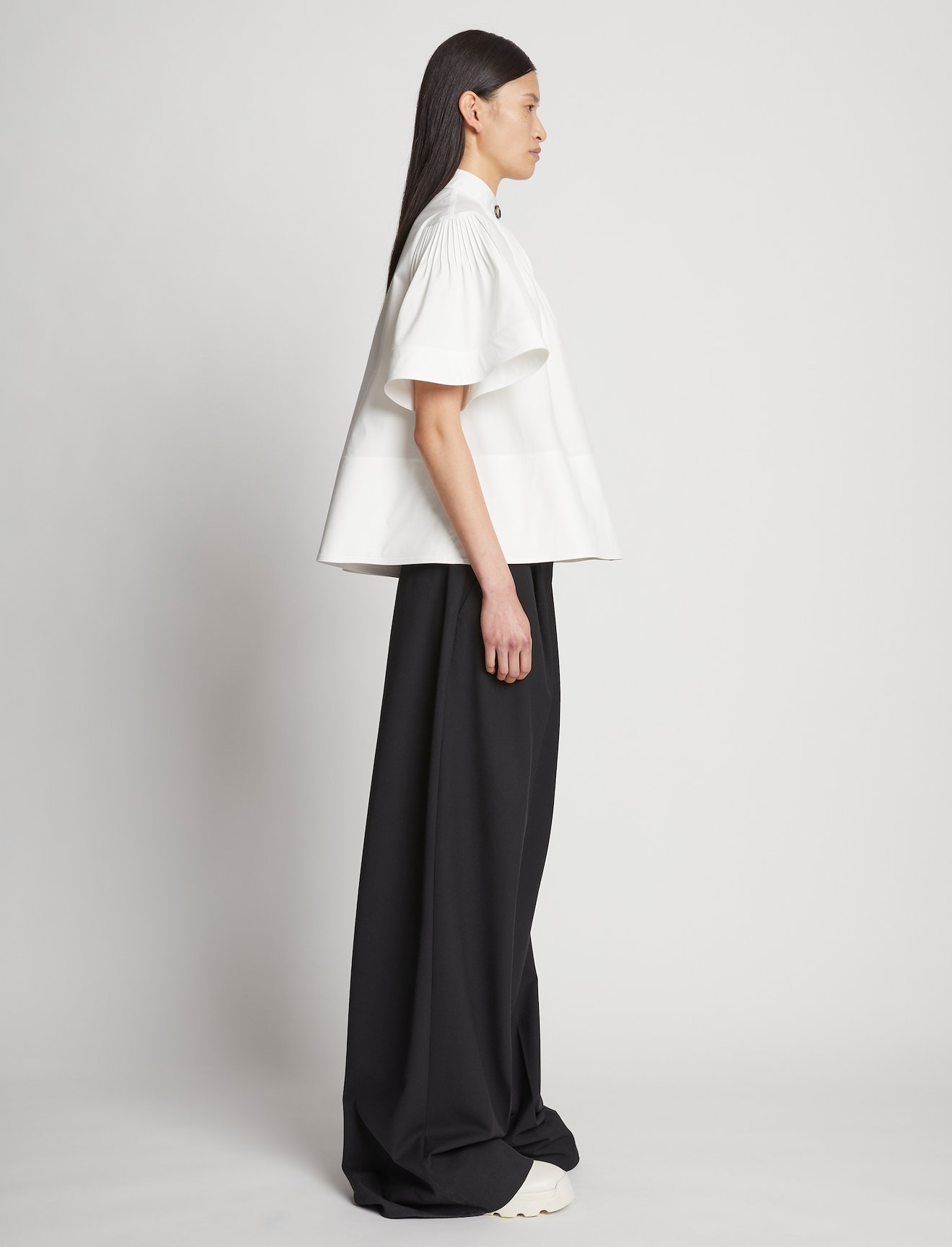 Poplin Pintuck Top #2