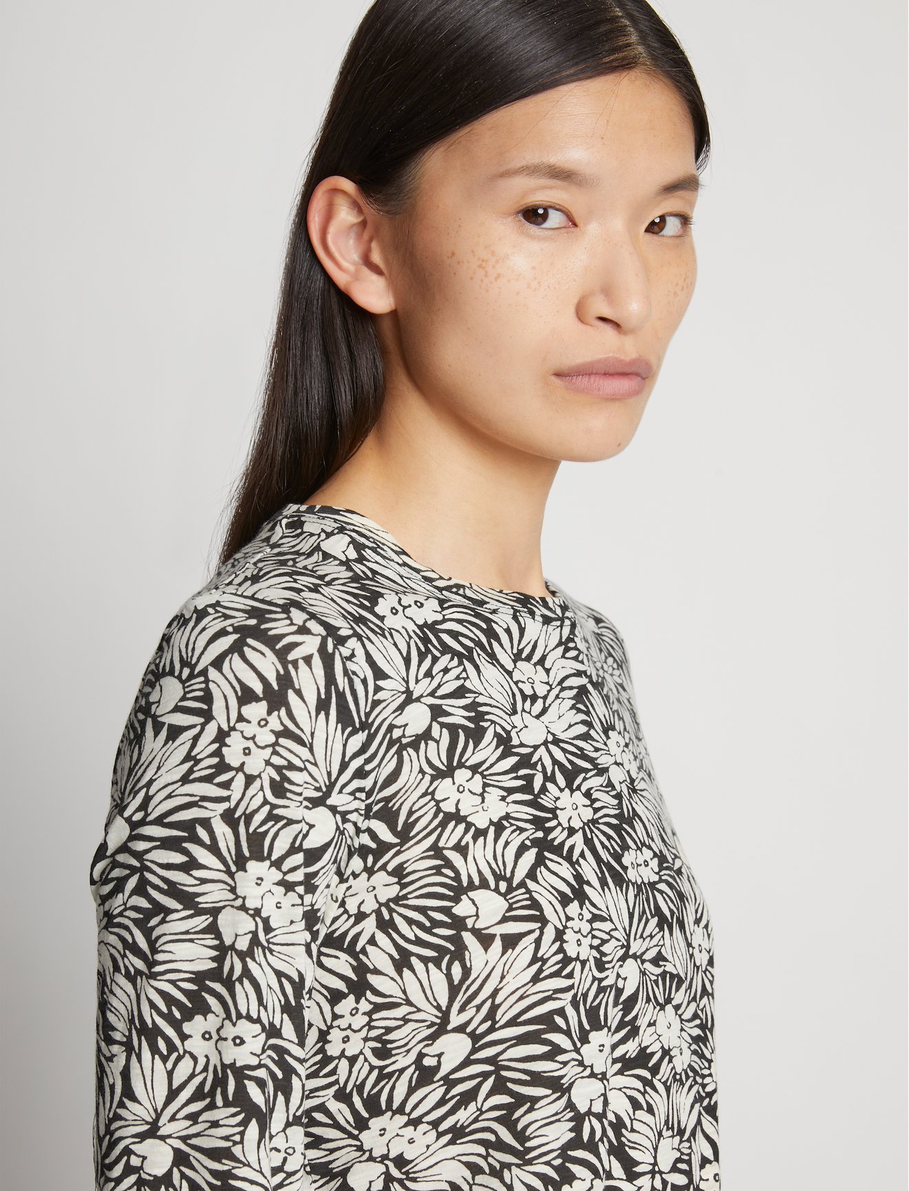 Printed Floral T-shirt #4