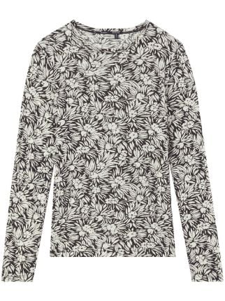 Proenza Schouler floral print long sleeved T shirt Farfetch