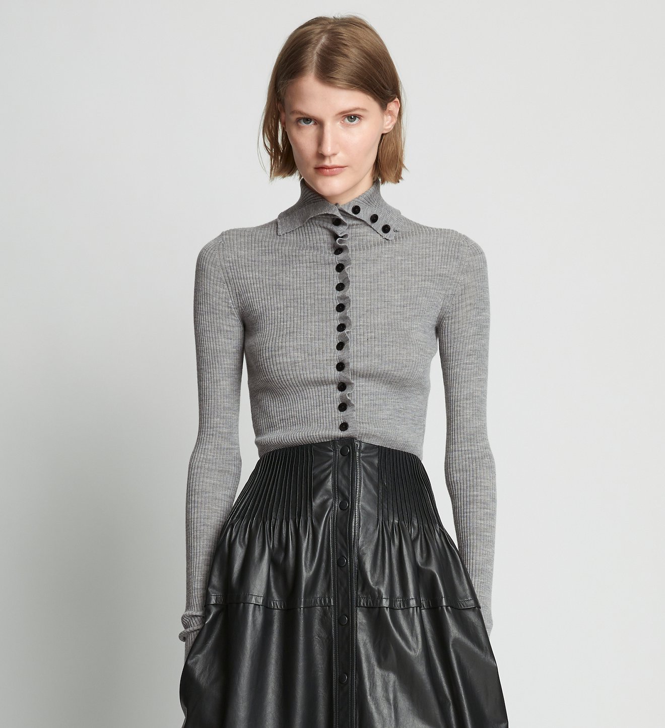 Eco Superfine Merino Button Down Sweater