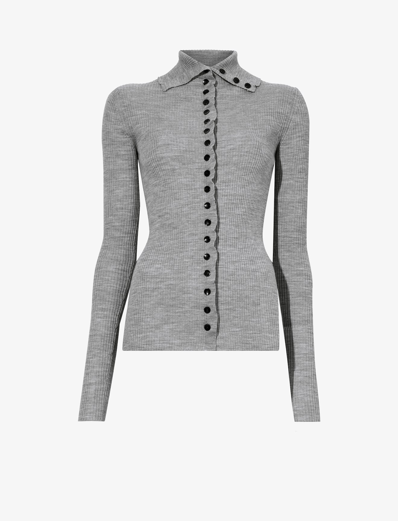 Eco Superfine Merino Button Down Sweater #5