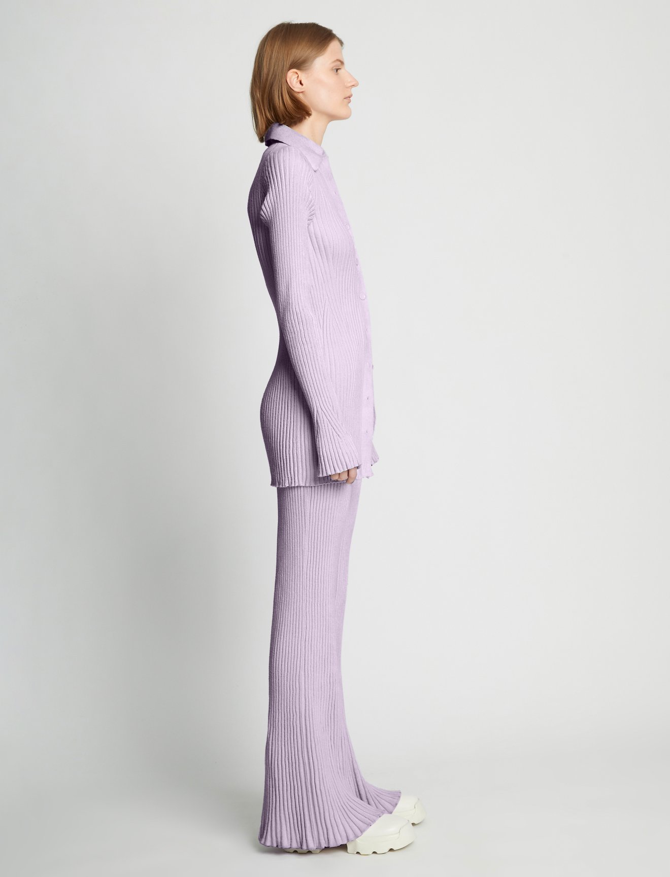 Velvet Rib Knit Pants #1