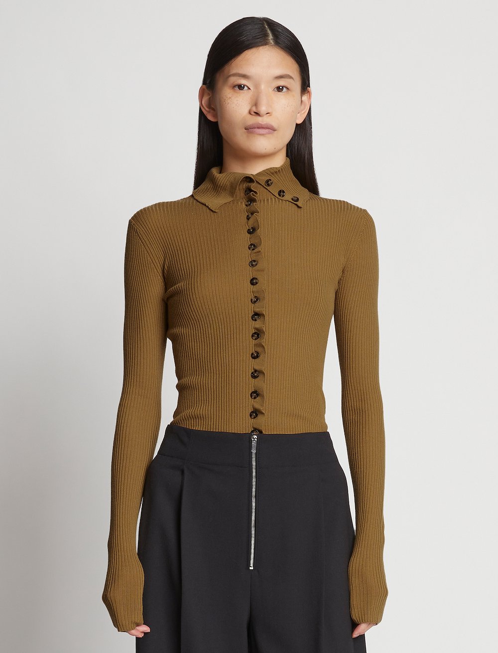 Eco Superfine Merino Button Down Sweater