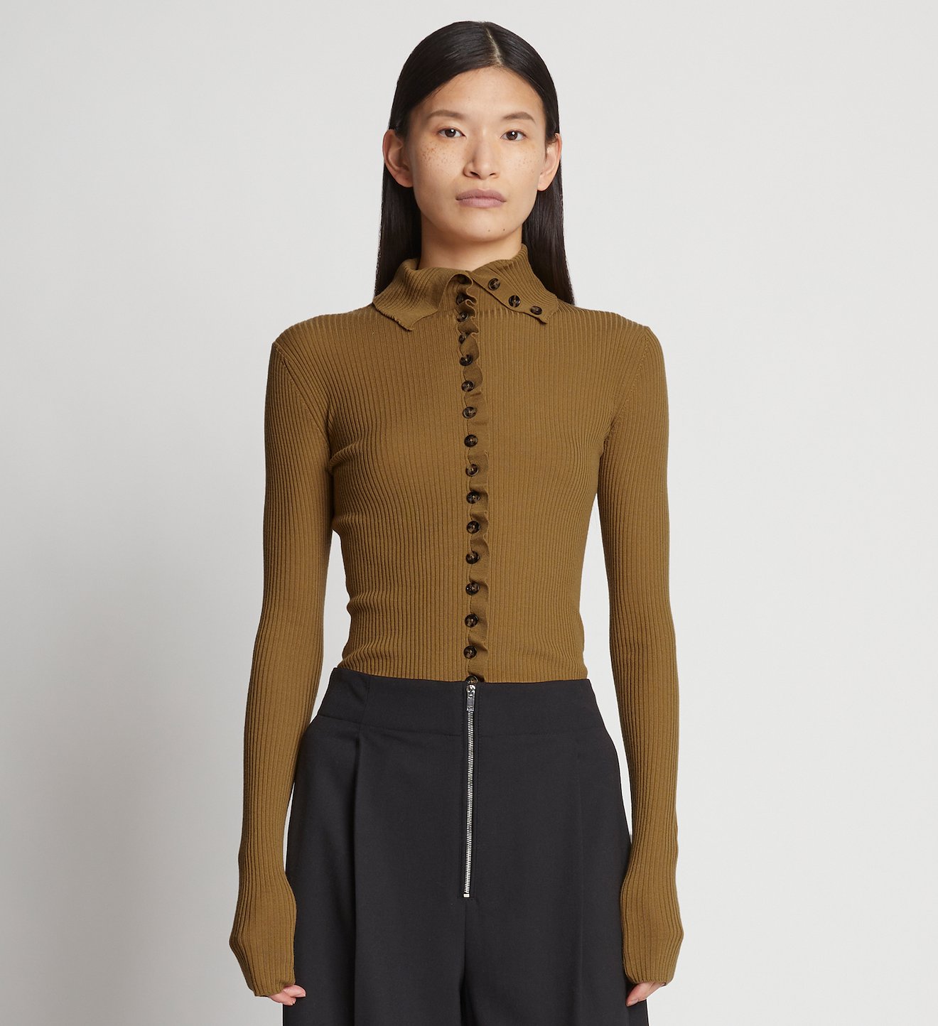 Eco Superfine Merino Button Down Sweater