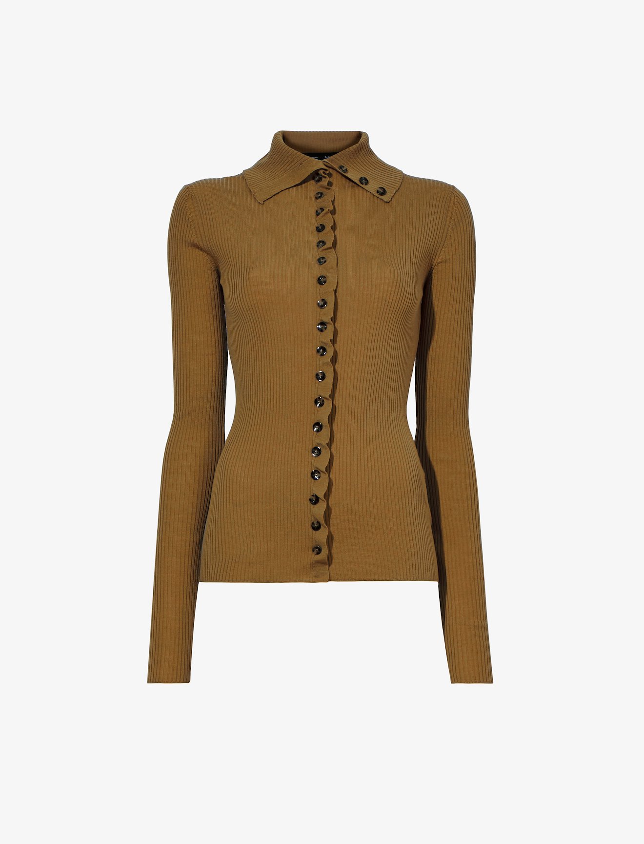 Eco Superfine Merino Button Down Sweater #5
