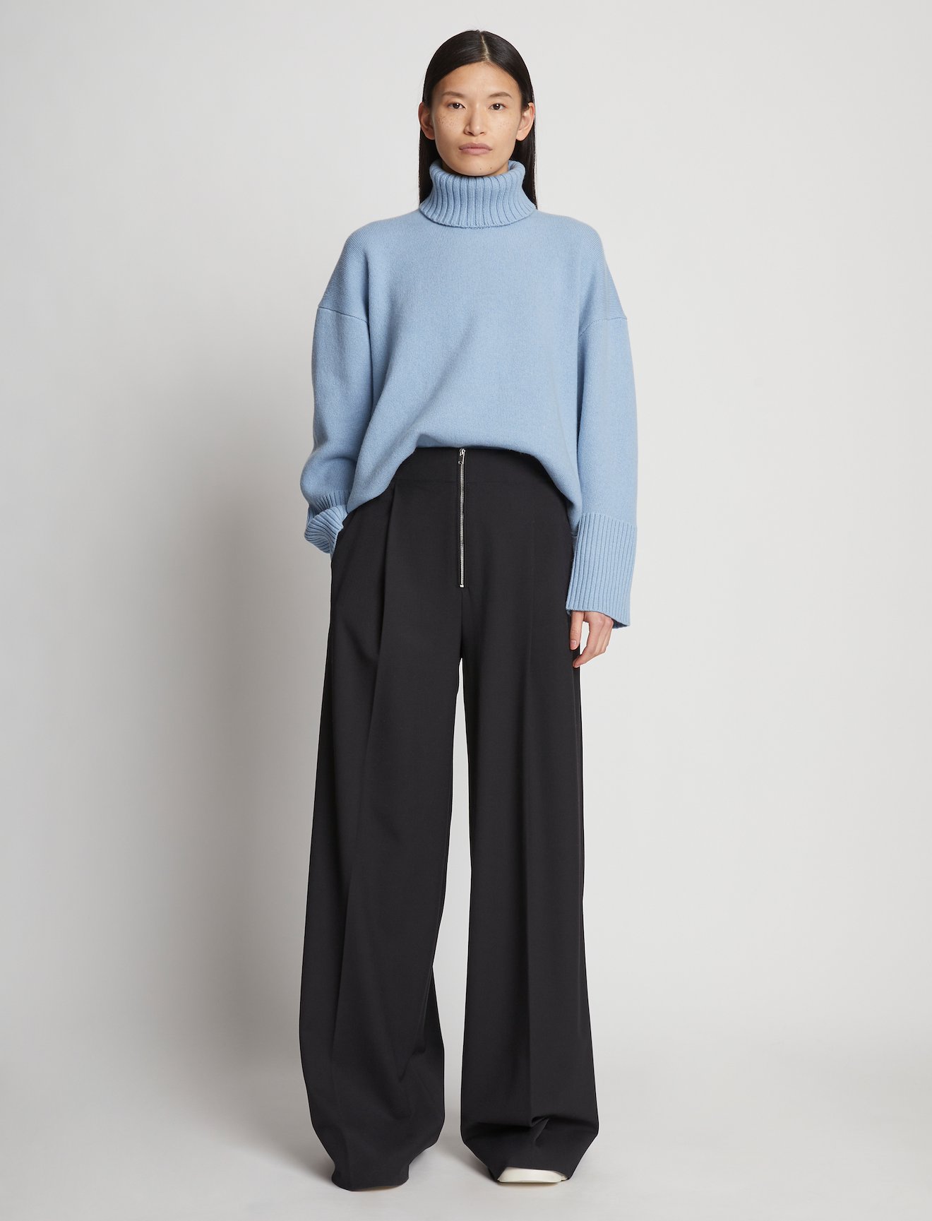 Doubleface Cashmere Oversized Turtleneck #1