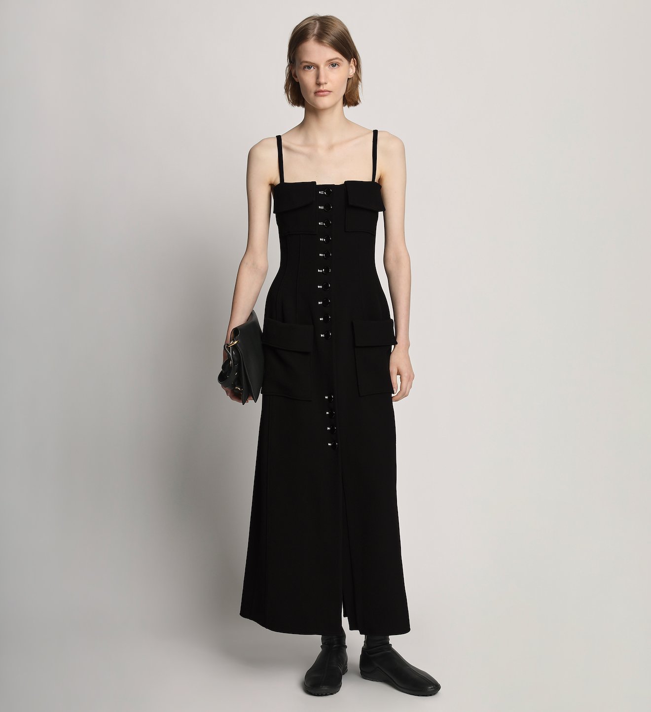 Bi-stretch Crepe Dress