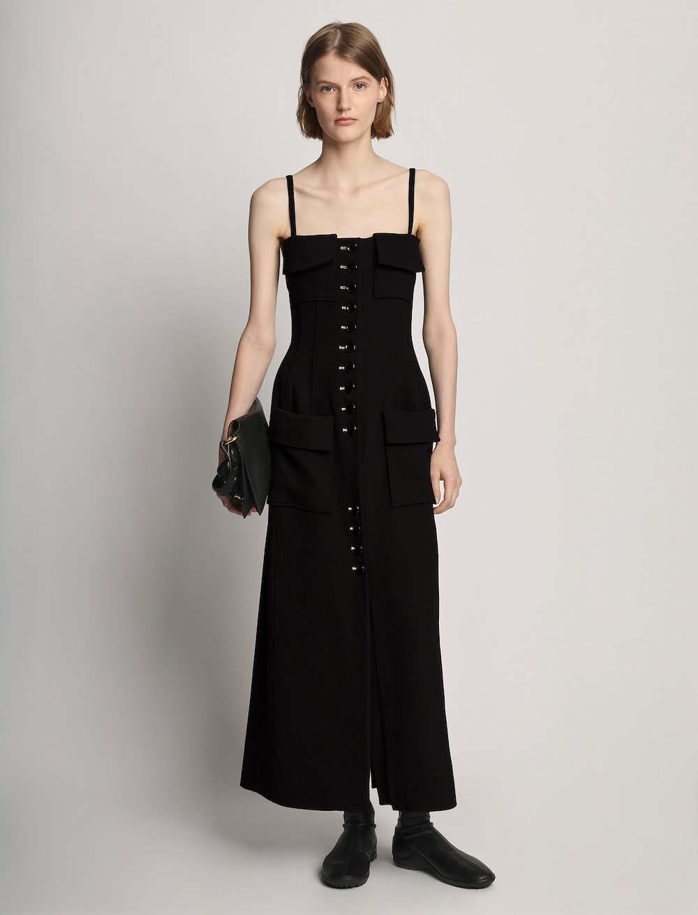Bi-Stretch Crepe Dress