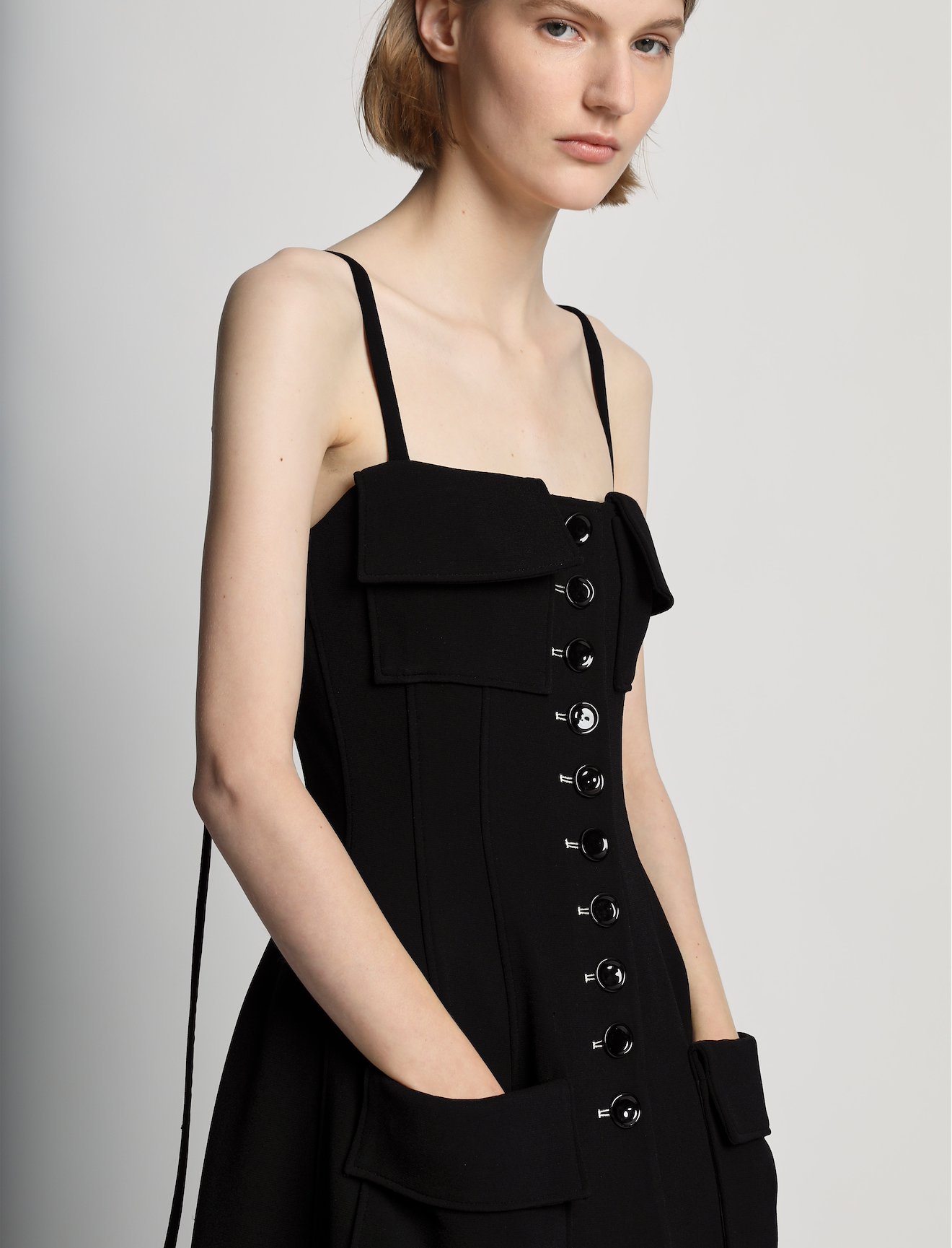 Bi-stretch Crepe Dress #3