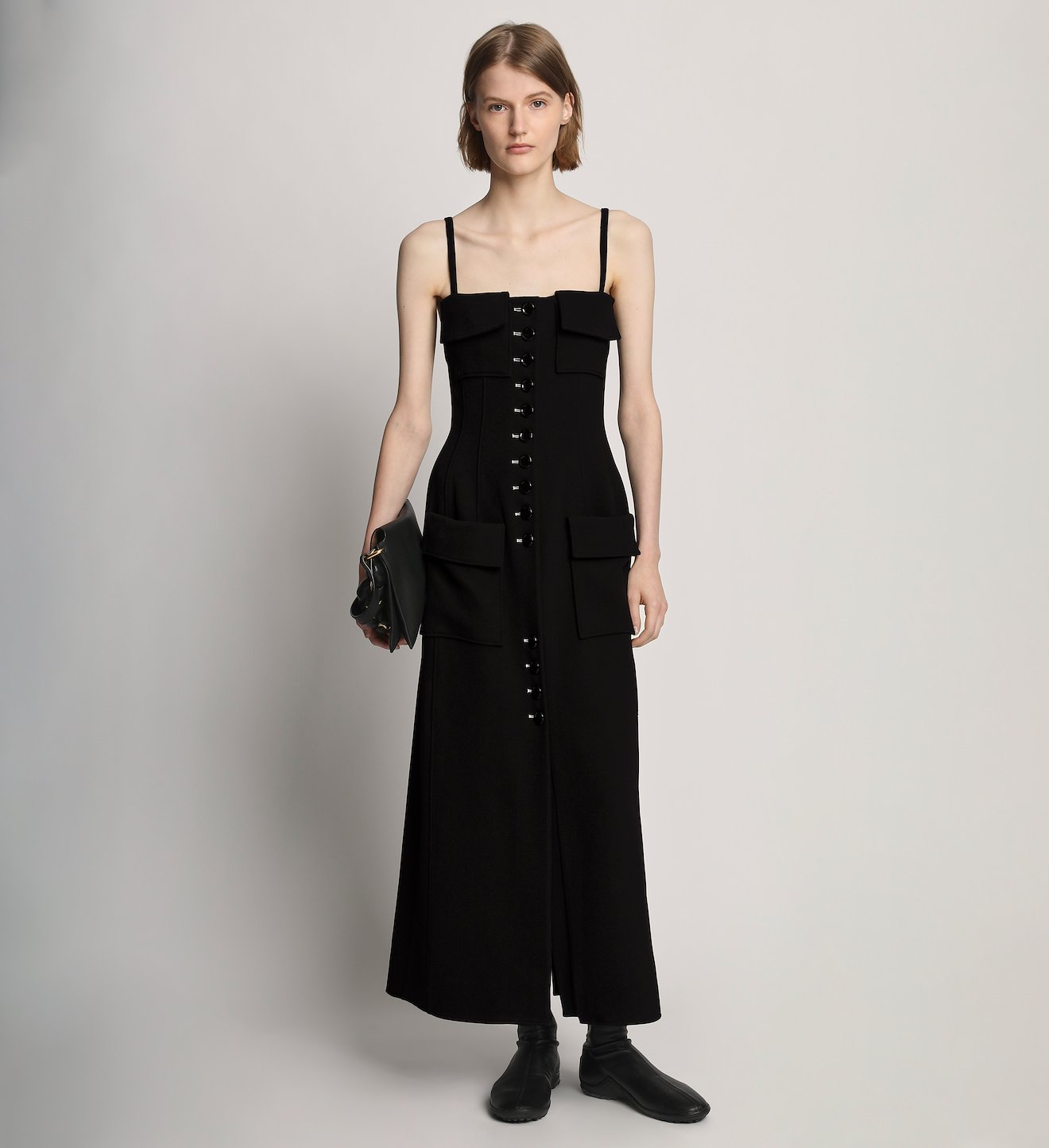 Bi-stretch Crepe Dress