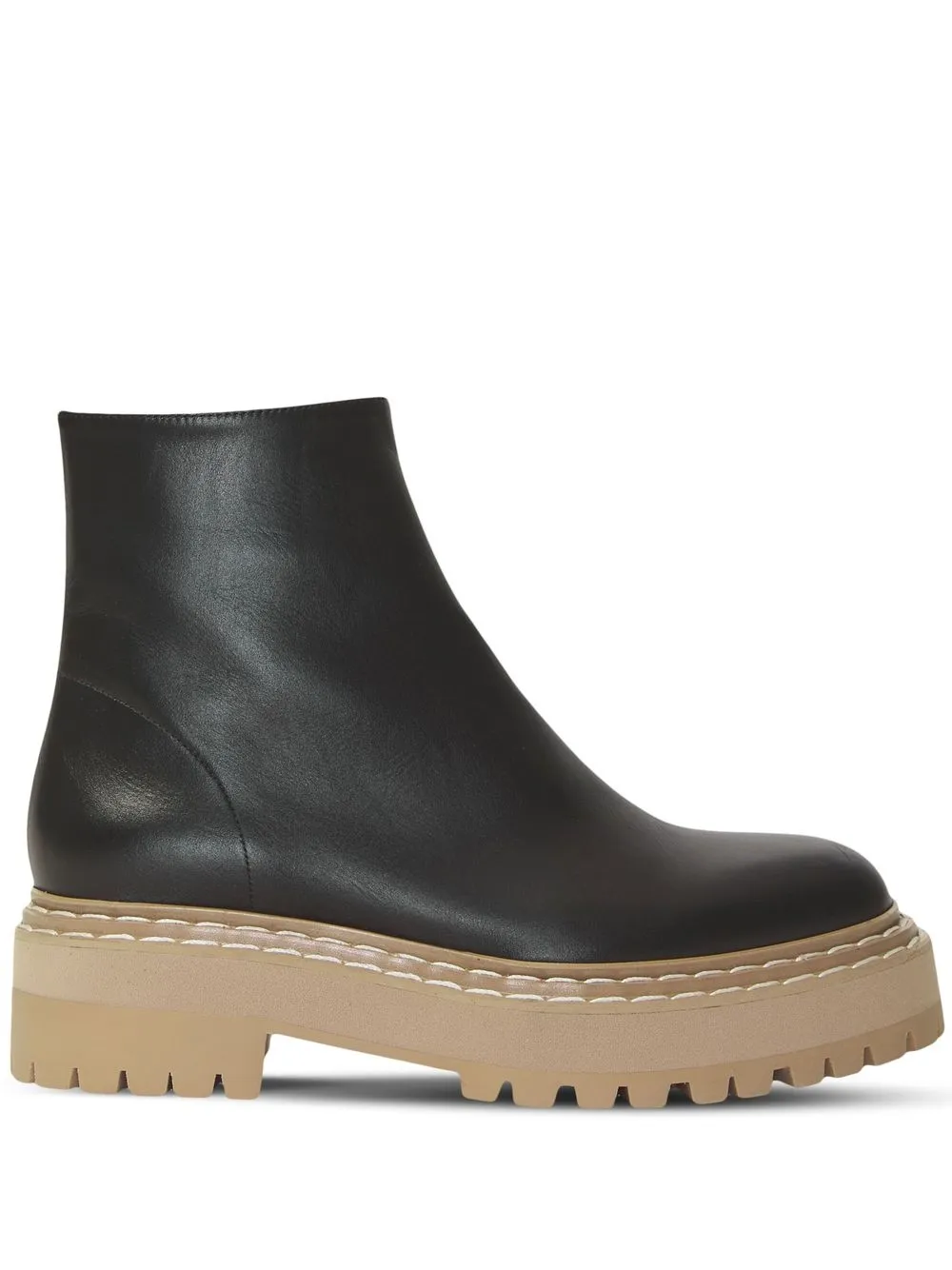 

Proenza Schouler botas con suela dentada de plataforma - Negro