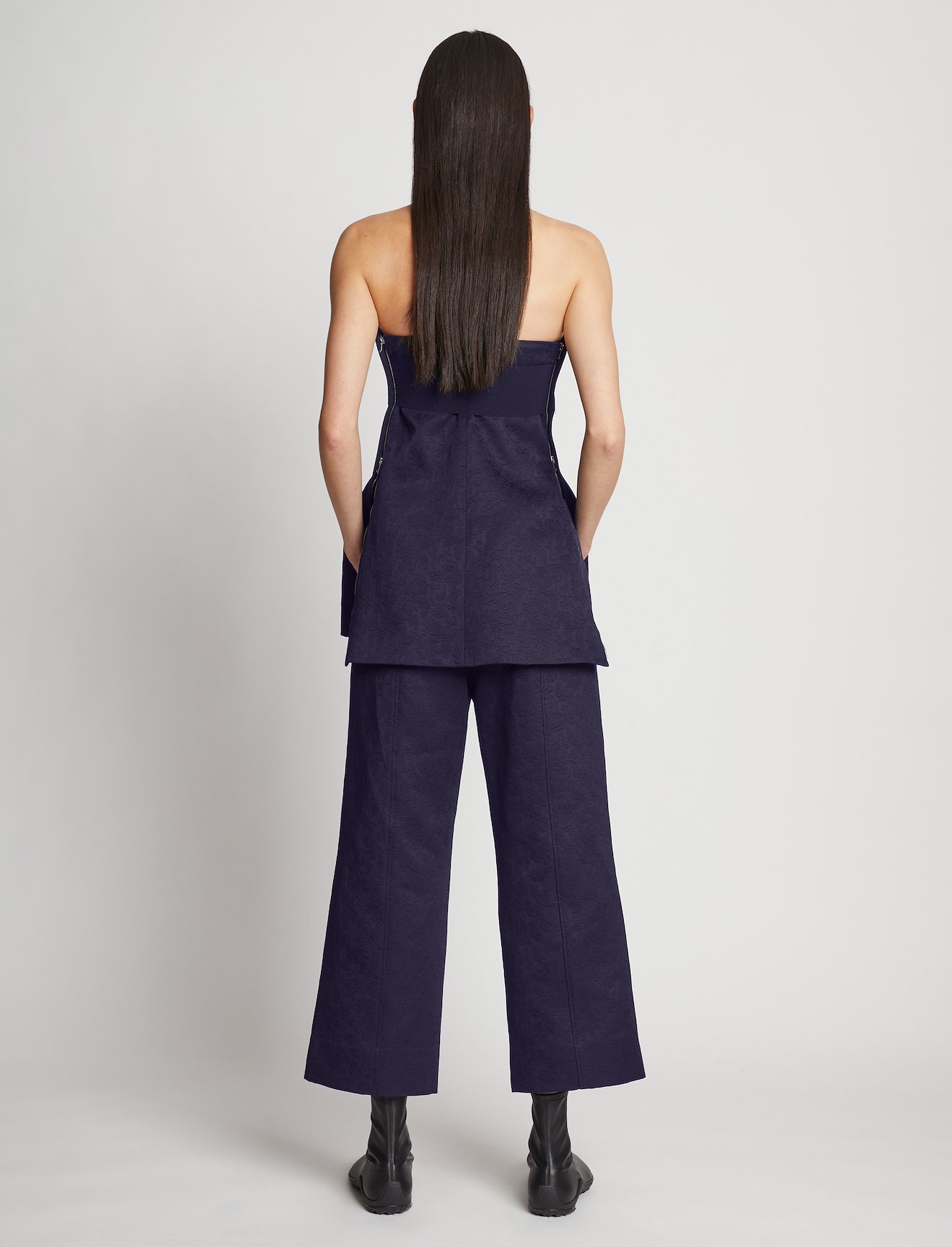 Cotton Wool Jacquard Pants #2