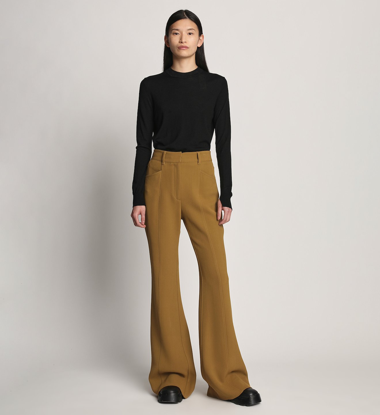 Bi-stretch Crepe Pant