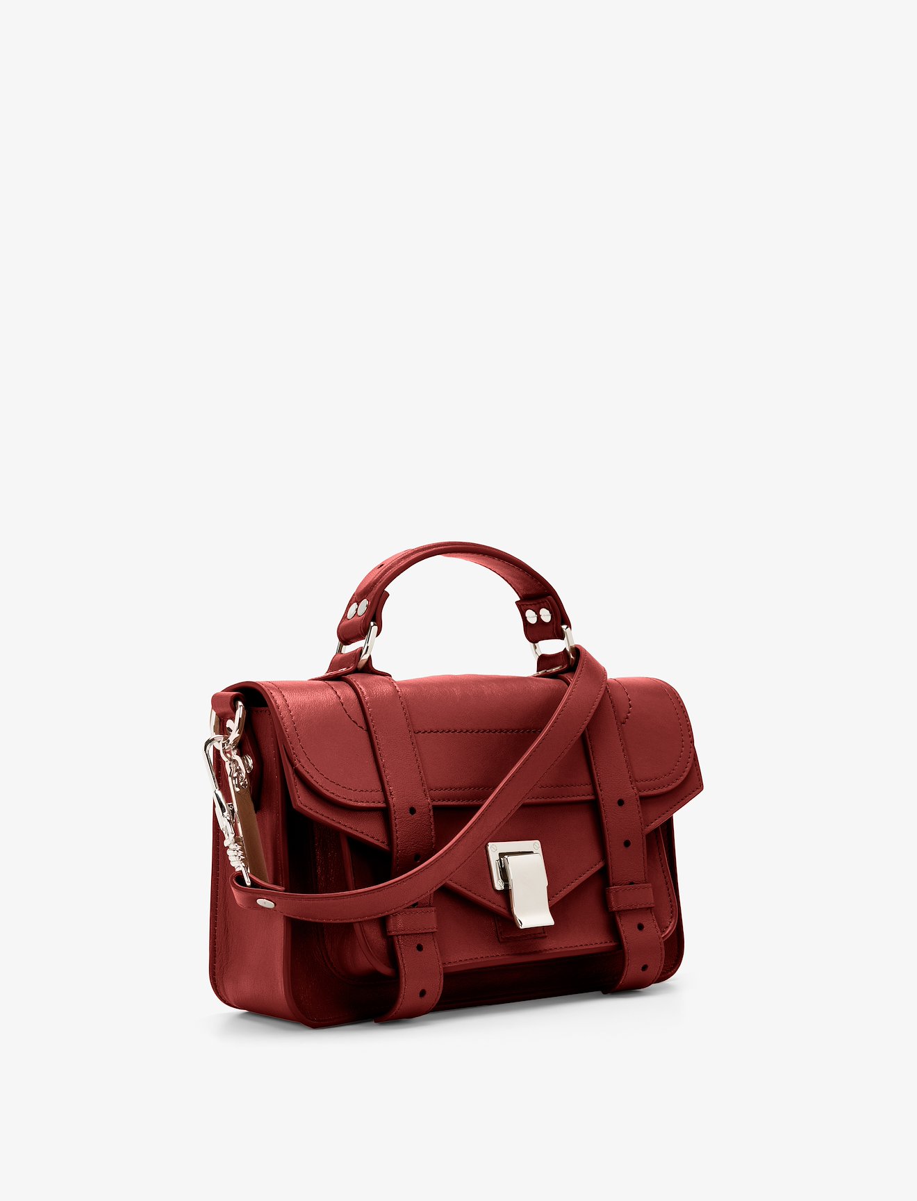 harmonisk Slange Strengt PS1 Tiny Bag in red | Proenza Schouler