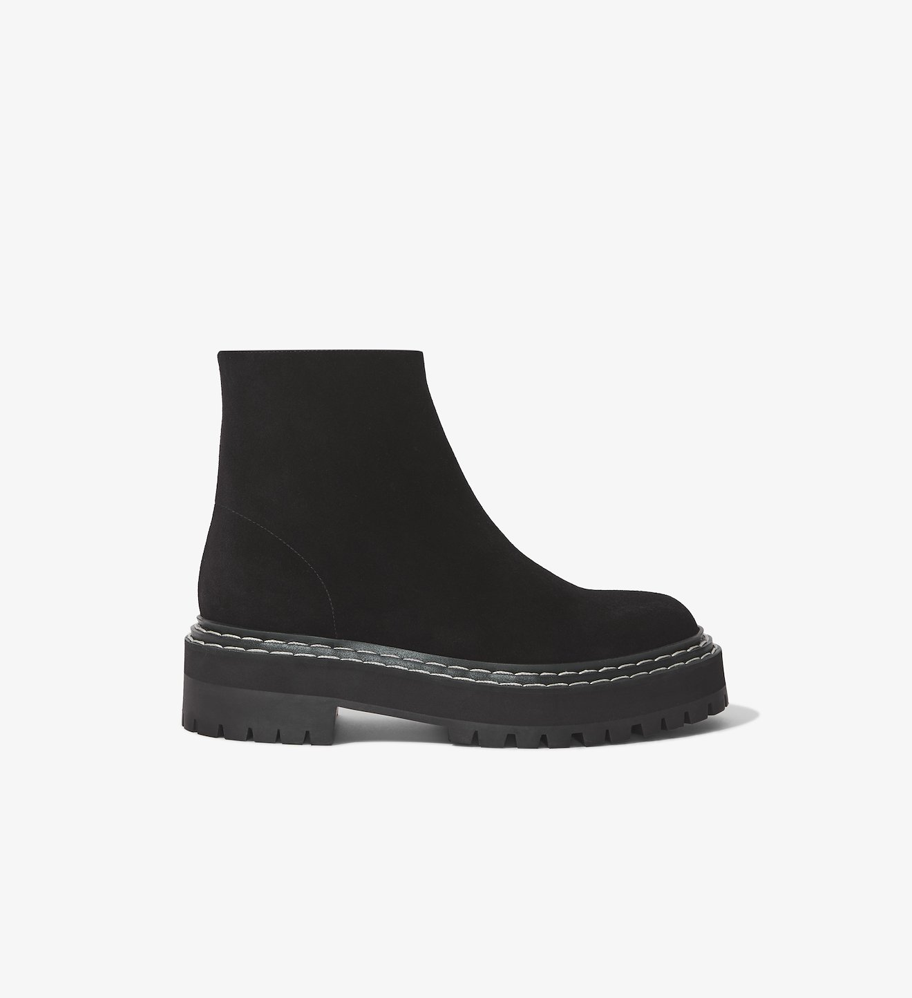 Suede Lug Sole Platform Boots