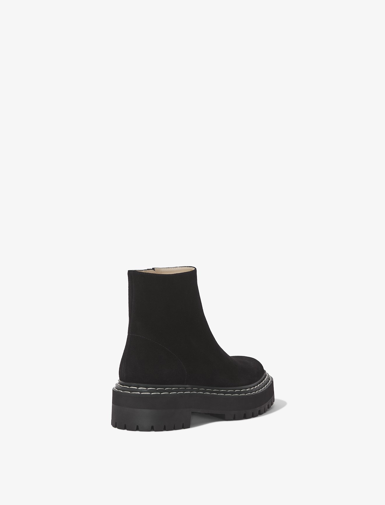 Suede Lug Sole Platform Boots #2