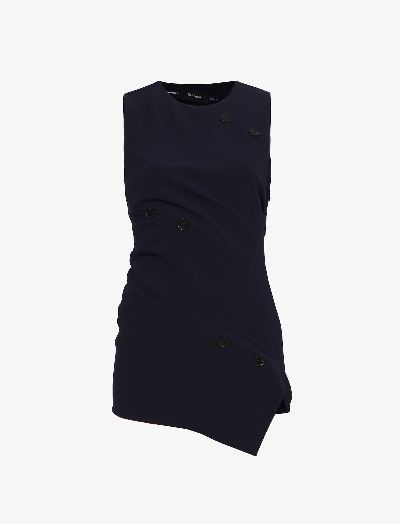 Matte Viscose Crepe Spiral Top #5