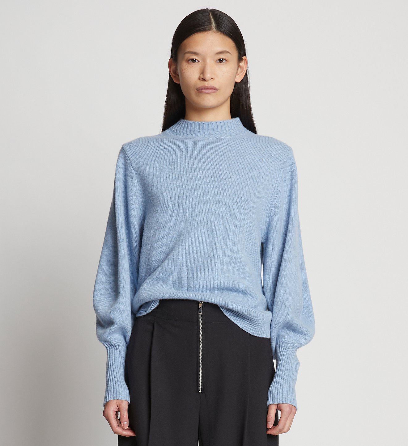 Eco Cashmere Balloon Sleeve Sweater