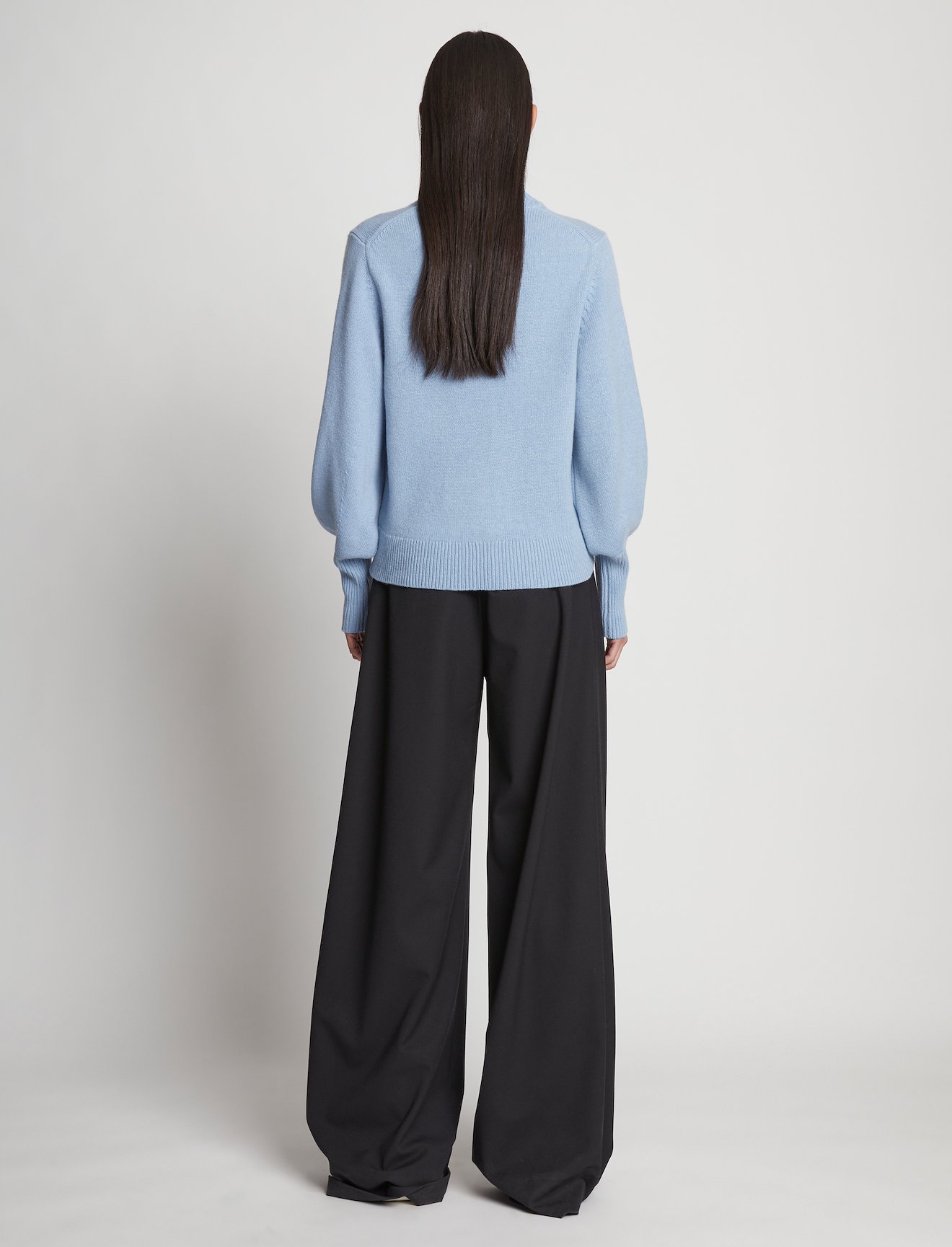Eco Cashmere Balloon Sleeve Sweater #3