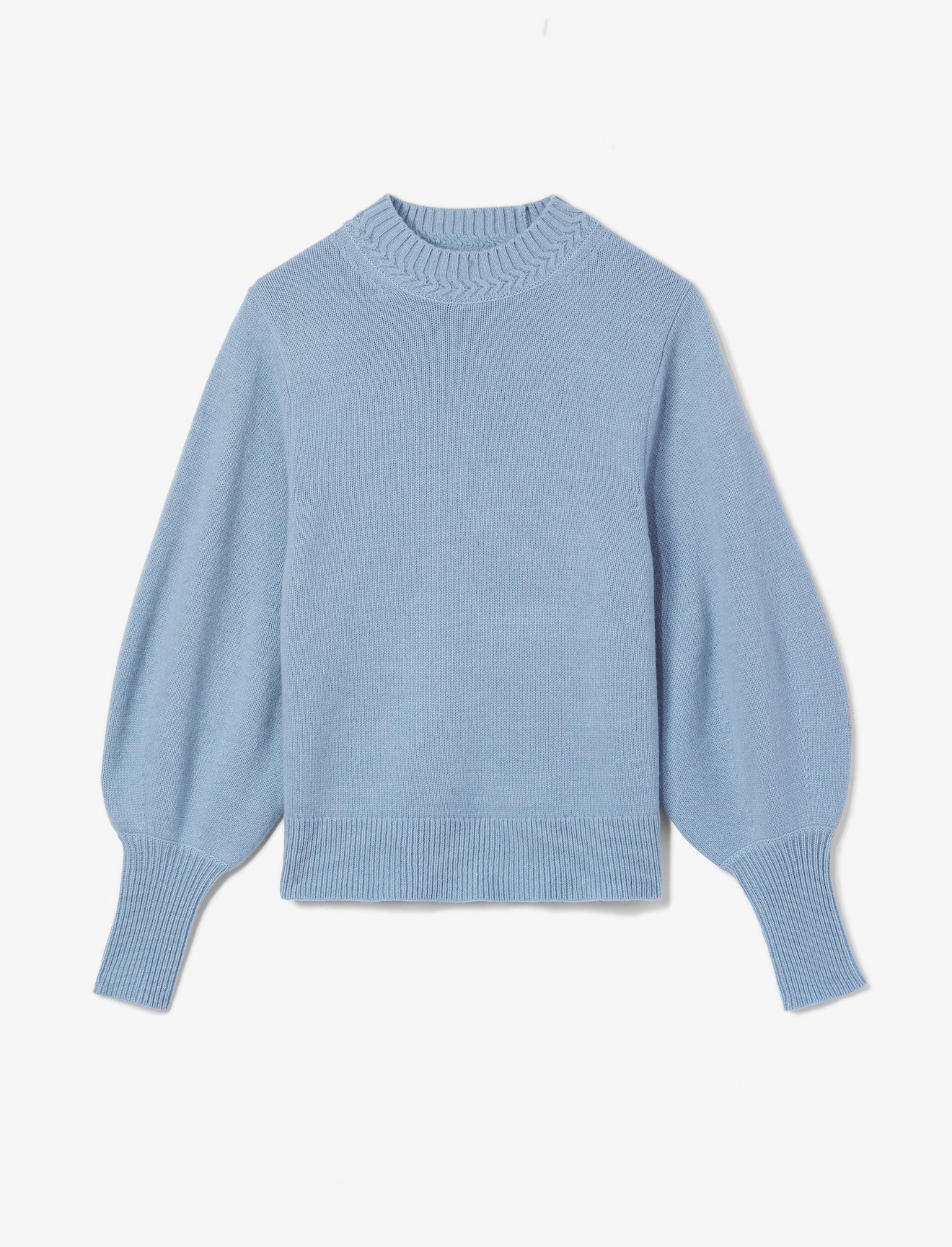 Eco Cashmere Balloon Sleeve Sweater #5
