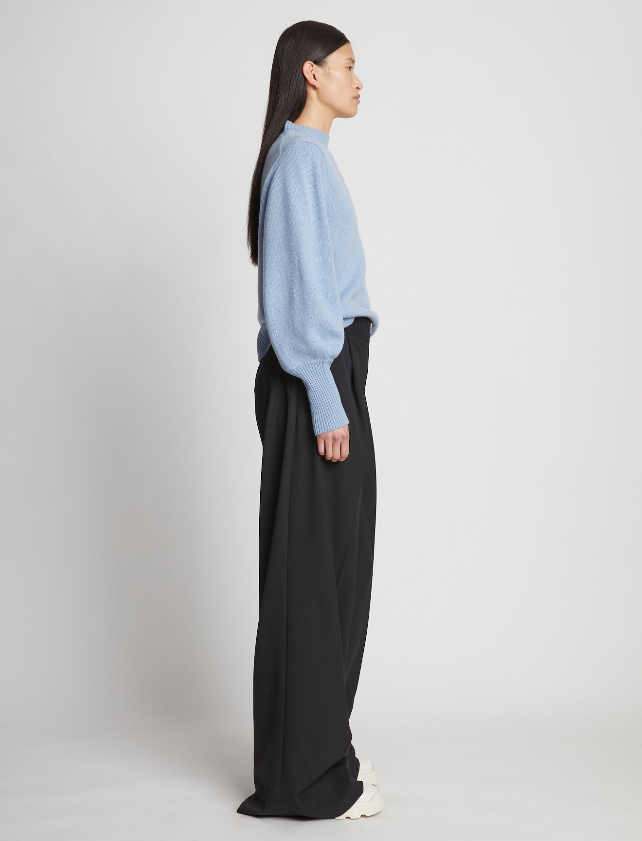 Eco Cashmere Balloon Sleeve Sweater #2