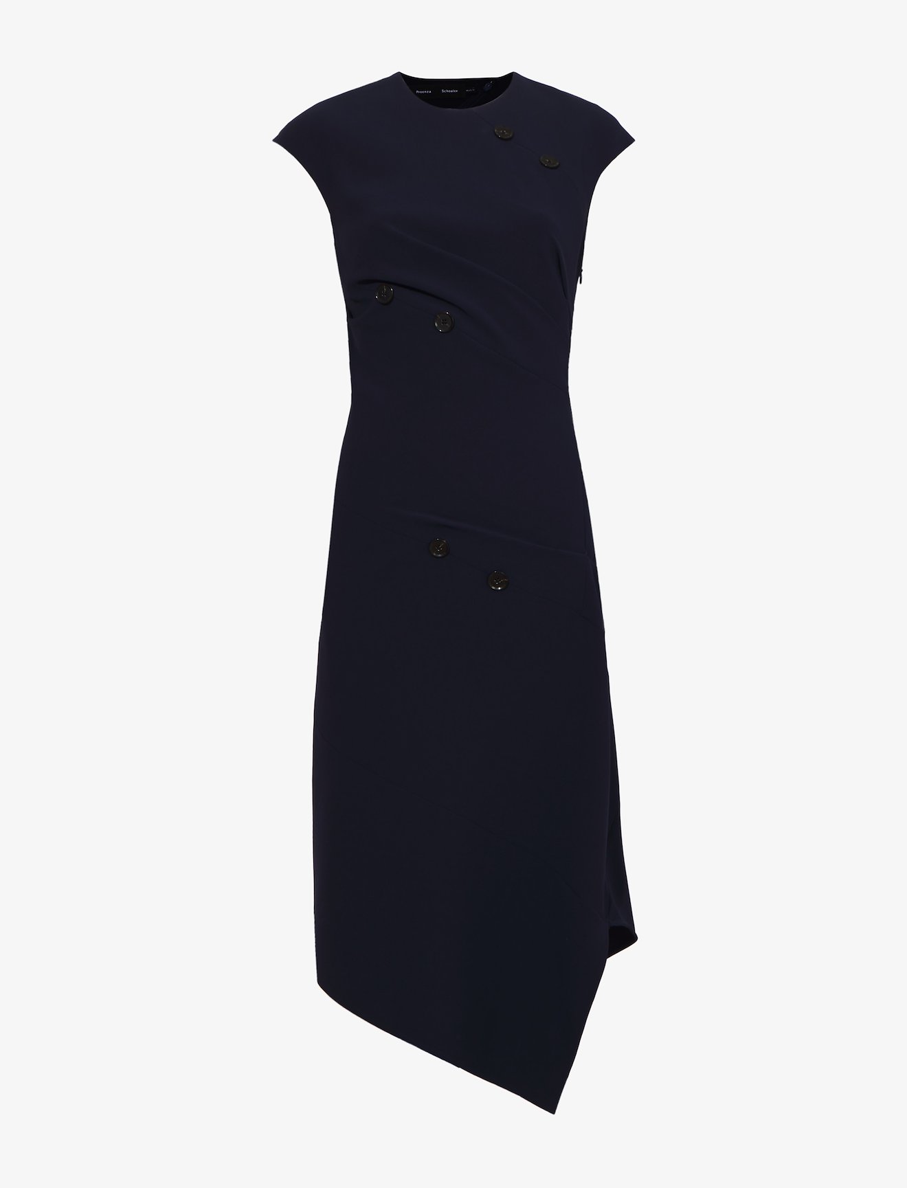 Matte Viscose Crepe Spiral Dress #4