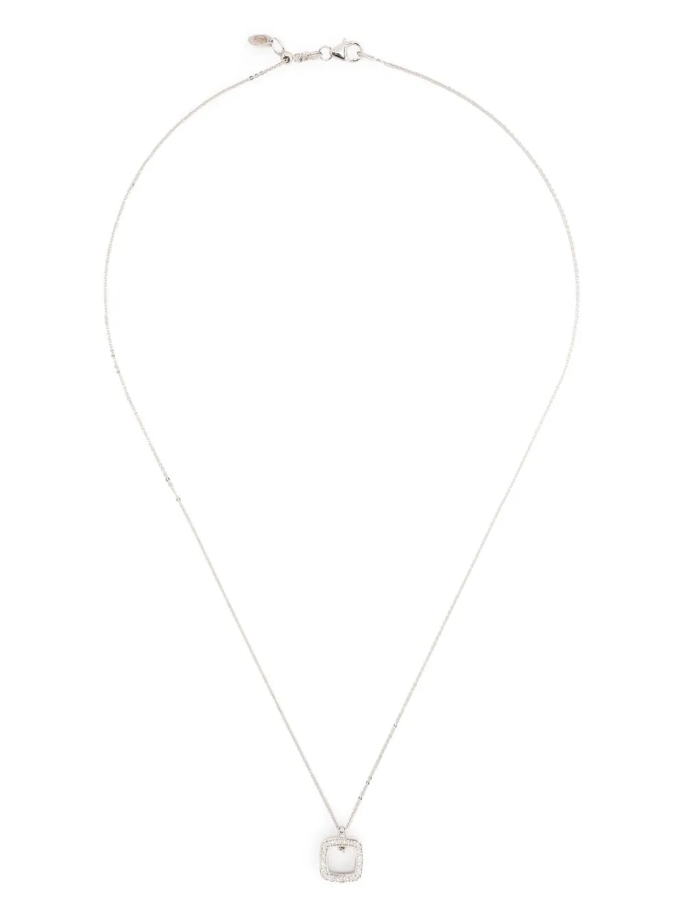  Ponte Vecchio 18kt Weißgoldhalskette Mit Diamanten 