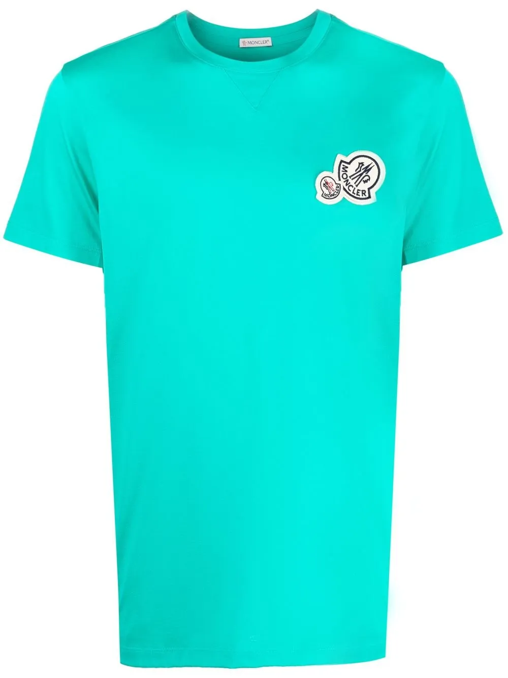 

Moncler playera con parche del logo - Verde