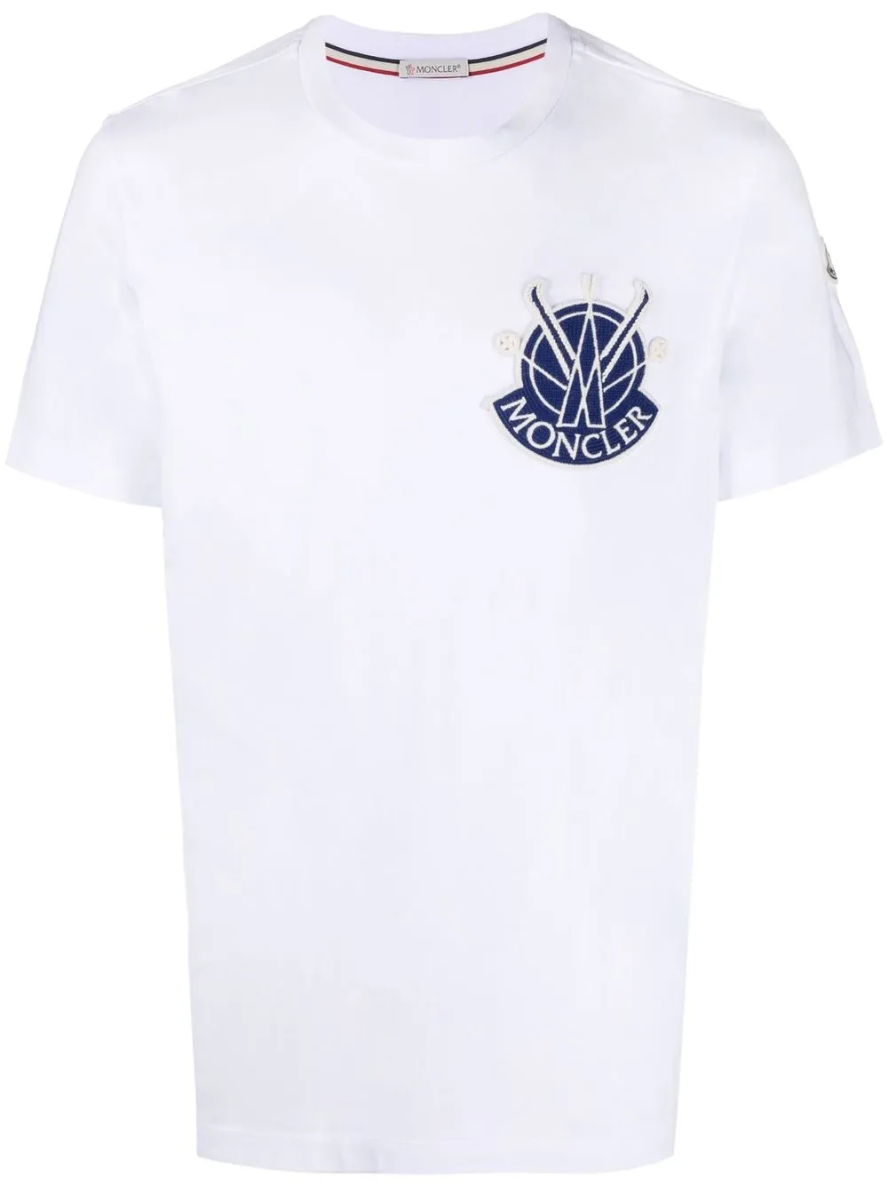 

Moncler playera con parche del logo - Blanco