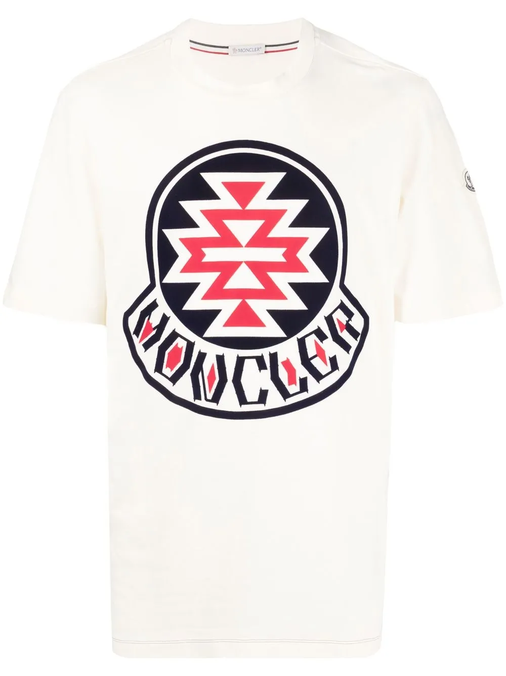 

Moncler logo-print T-shirt - Neutrals