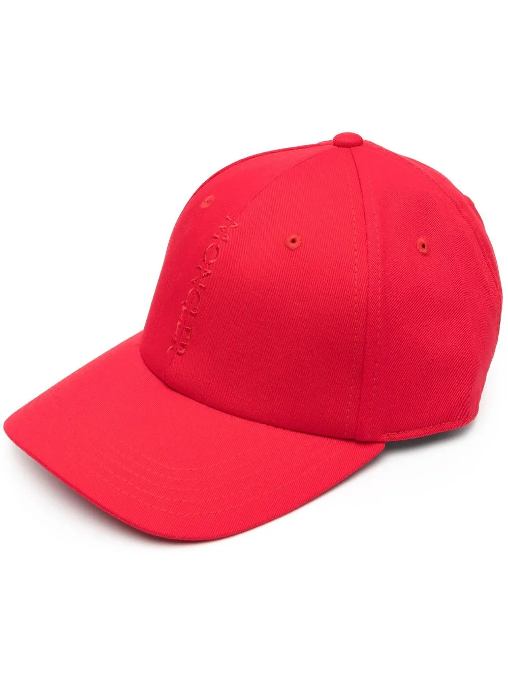 

Moncler gorra con logo bordado - Rojo