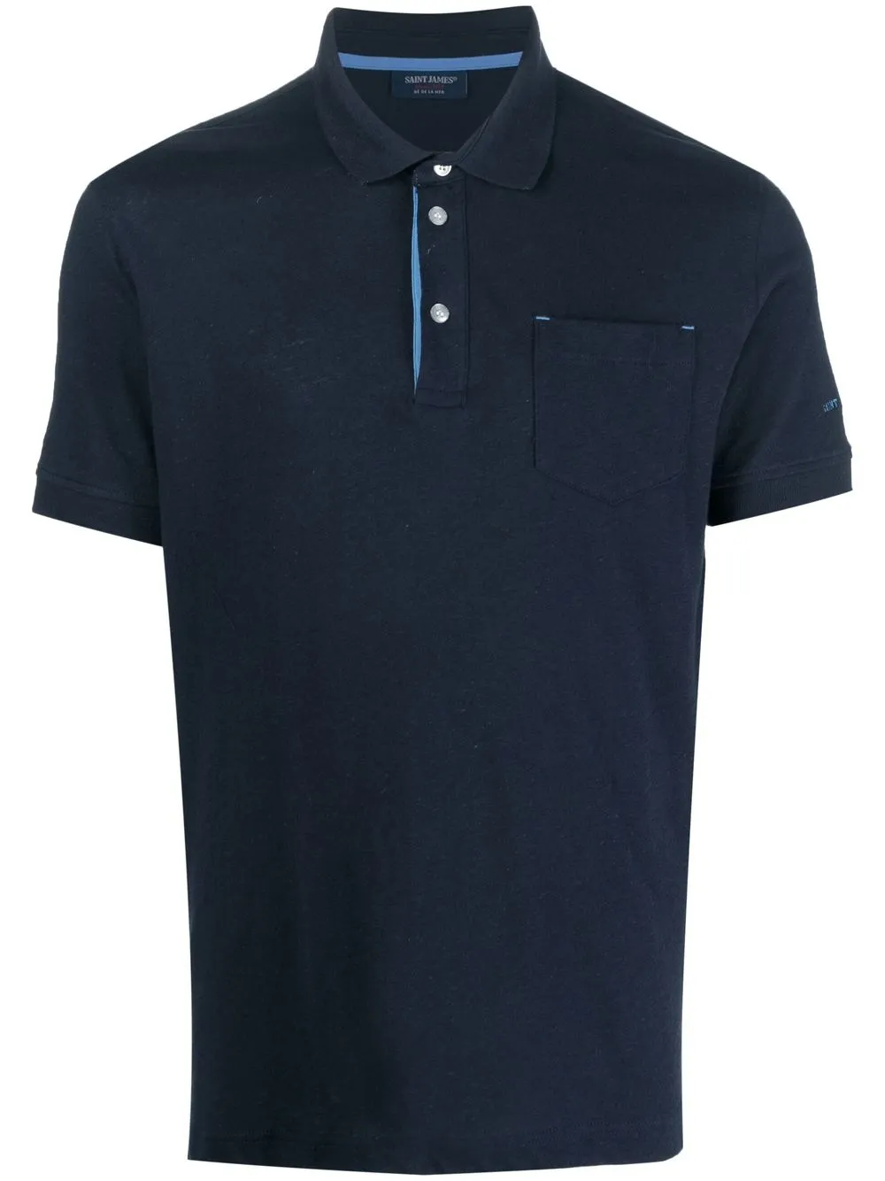 

Saint James playera tipo polo manga corta - Azul